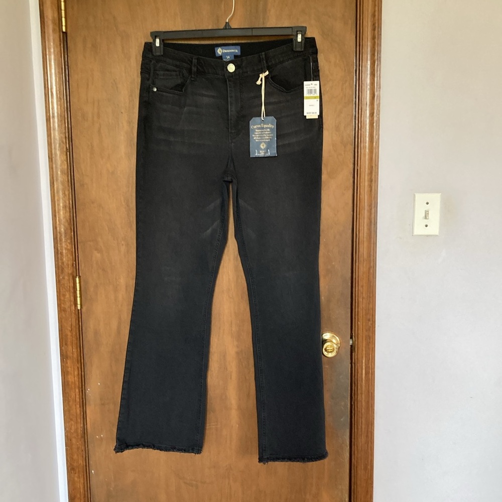 Democracy ab solution high rise itty bitty more boot jean raw hem 14 - Picture 8 of 17